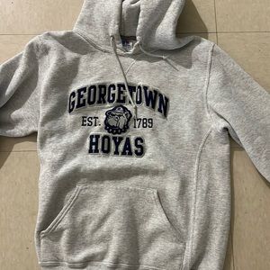 COPY - Light grey Georgetown Hoyas hoodie